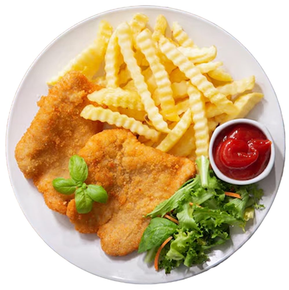 Schnitzel plate